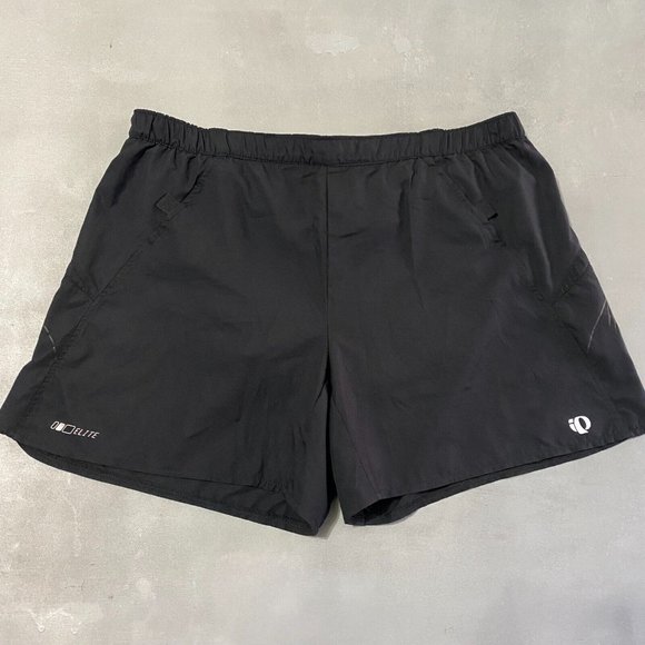 Pearl Izumi Shorts Running Adult‎ XL Womens Black quick dry lined drawstring - Picture 1 of 9